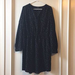 Black dot dress